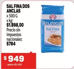 Dos Anclas - SAL FINA