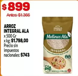 Molinos Ala - ARROZ INTEGRAL