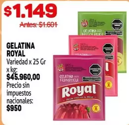Royal - GELATINA