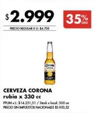 Corona - CERVEZA rubia