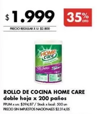 X$ - ROLLO DE COCINA