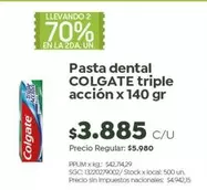 Colgate - Pasta dental triple acción