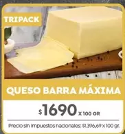 Máxima - QUESO BARRA
