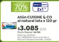 X$ - Atún al natural lata