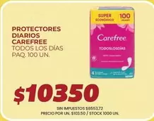 Carefree - Protectores Diarios