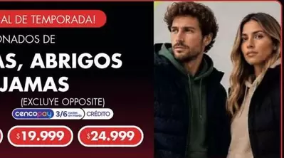 CAMPERAS, ABRIGOS Y PIJAMAS