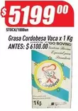 X$ - Grasa Cordobesa Vaca