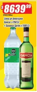 Gancia - Americano + Gaseosa Sprite