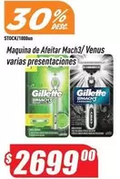 Gillette - Maquina de Afeitar Mach3/ Venus