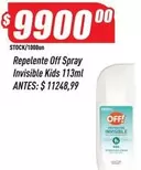 Off - Repelente Spray Invisible Kids