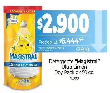 Magistral - Detergente Ultra Limón