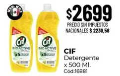 Cif - Detergente x 500 MI. Cód:16881