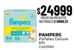 Pampers - Pañales Deluxe RN Cód:25163