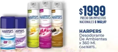 X$ - Desodorante De Ambientes x 360 Ml. Cód:16873