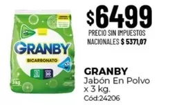 Granby - Jabón En Polvo C
uevo:24206