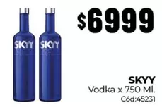 Skyy - Vodka x 750 Ml. Cód:45231