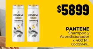 Pantene - Shampoo y Acondicionador x 400 Ml. Cód:25149