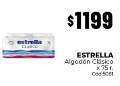 Estrella - Algodón Clásico x 75 r.