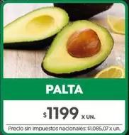 X$ - PALTA