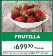 X$ - FRUTILLA
