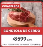 X$ - BONDIOlA DE CERDO