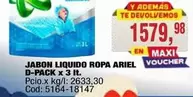 Ariel - JABON LIQUIDO ROPA D-PACK x 3 It.