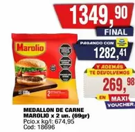 Marolio - Medallon de Carne x 2 un. (69gr)