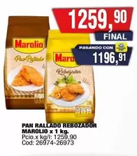 Marolio - PAN RALLADO REBOZADOR