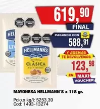 Hellmann's - MAYONESA x 118 gr.