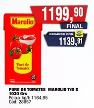 Marolio - PURE DE TOMATES