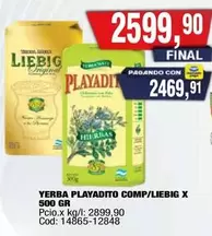 Playadito - YERBA PLAYADITO COMP/LIEBIG X 500 GR