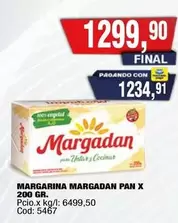 Margadan - MARGARINA MARGADAN PAN X