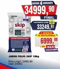 Skip - JABON POLVO SKIP 10kg