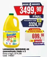 Querubin - LAVANDINA QUERUBIN 4lt