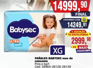 Babysec - PAÑALES
