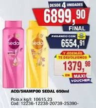 Sedal - ACO/SHAMPOO SEDAL 650ml