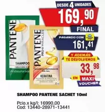 Pantene - SHAMPOO PANTENE SACHET 10ml