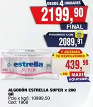 Estrella - Algodón Super x 200 GR