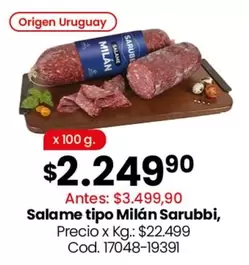Origen - Salame tipo Milán