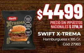 Swift - Hamburguesa X-TREMA
