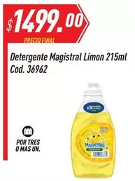 Magistral - Detergente Limon 215ml Cod. 36962