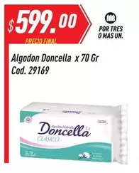 Doncella - Algodon x 70 Gr Cod. 29169