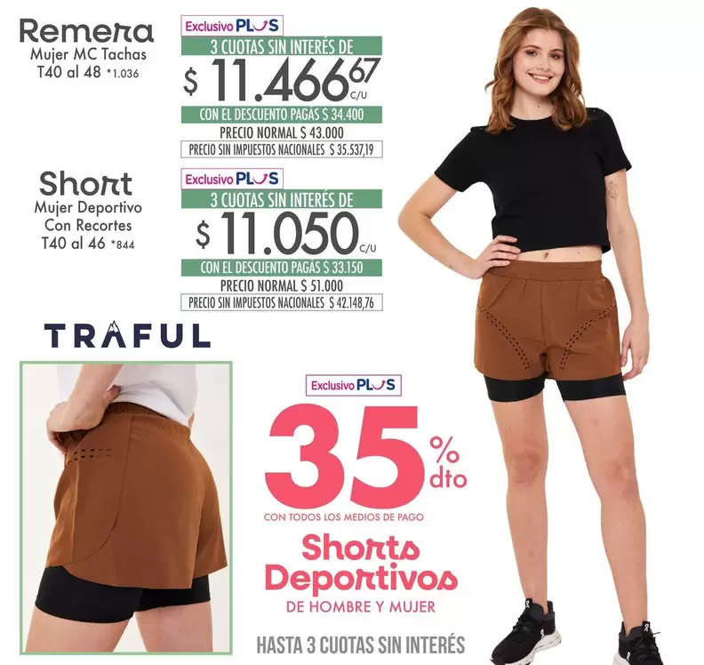 Remera Mujer MC Tachos T40 al 48