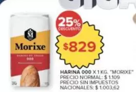 Morixe - HARINA 000 X 1KG