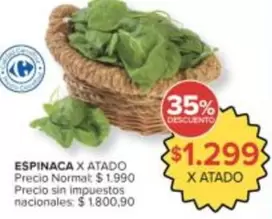 Carrefour - ESPINACA