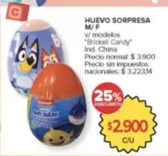 Candy - HUEVO SORPRESA