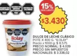 Ilolay - Dulce de Leche Clásico