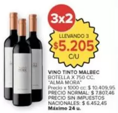 Alma Mora - VINO TINTO MALBEC