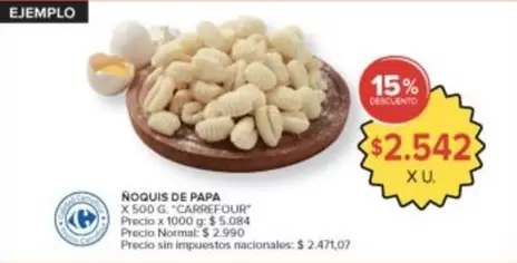 Carrefour - NOQUIS DE PAPA
