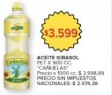 cañuelas - ACEITE GIRASOL